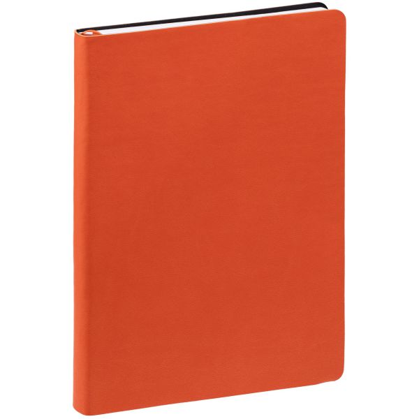 Оранжевый ежедневник с печатью