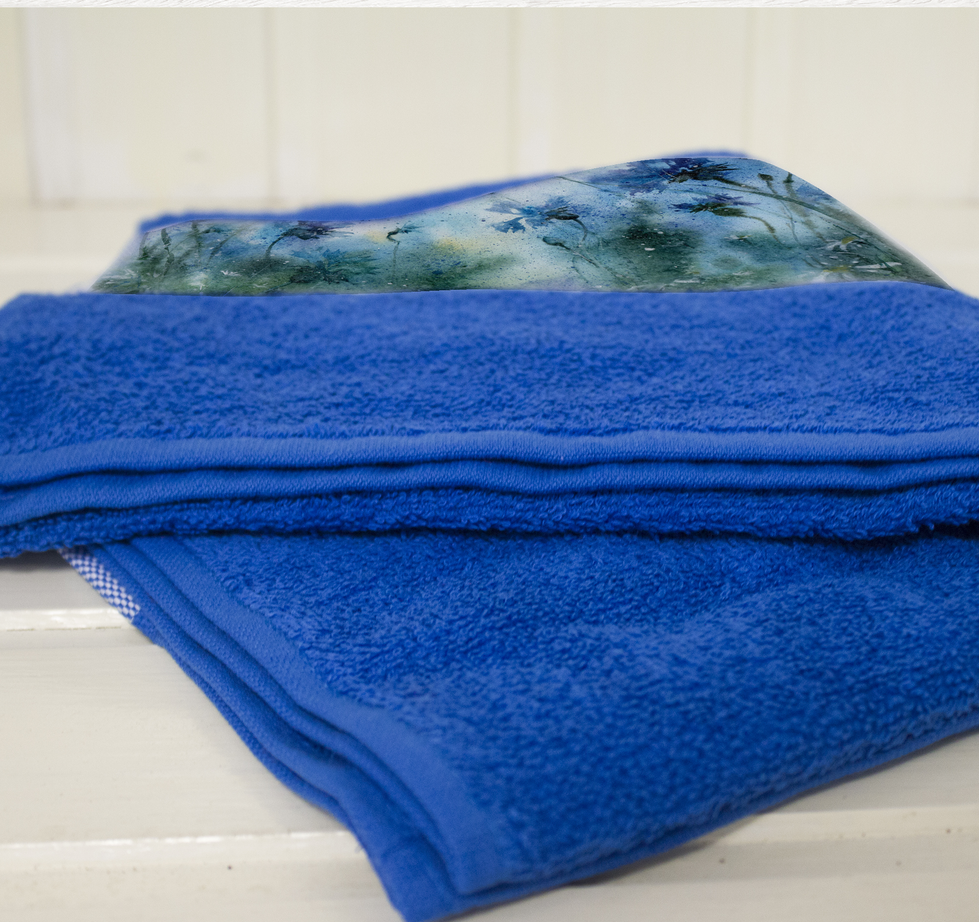 Махровое полотенце с печатью