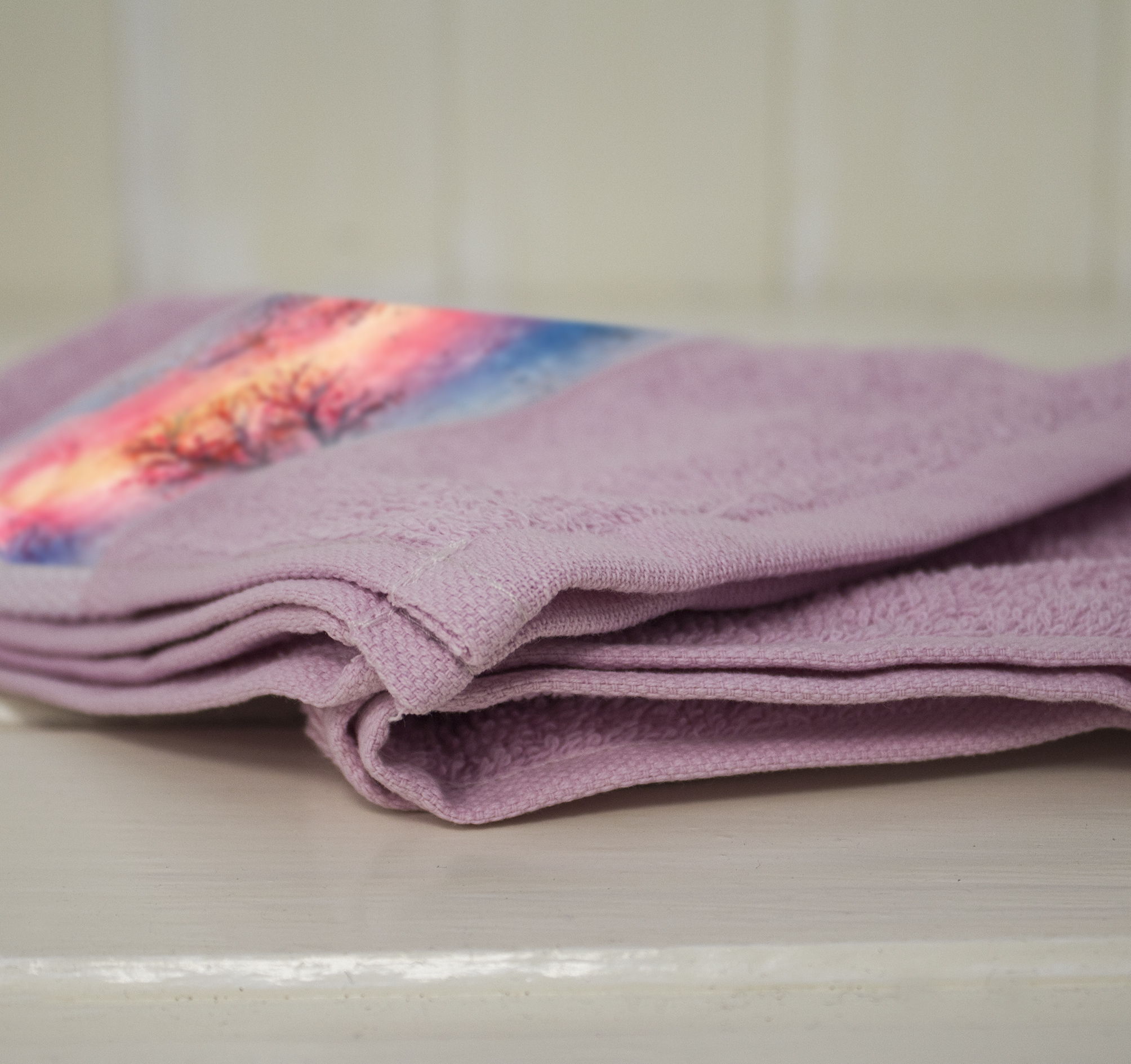 Печать на полотенце