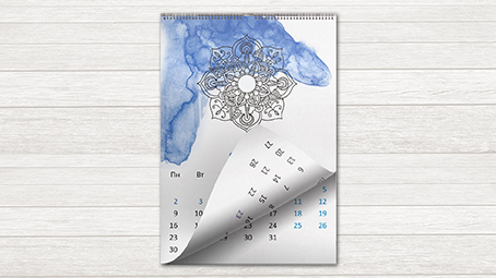 изготовление перекидных календарей с дизайном
